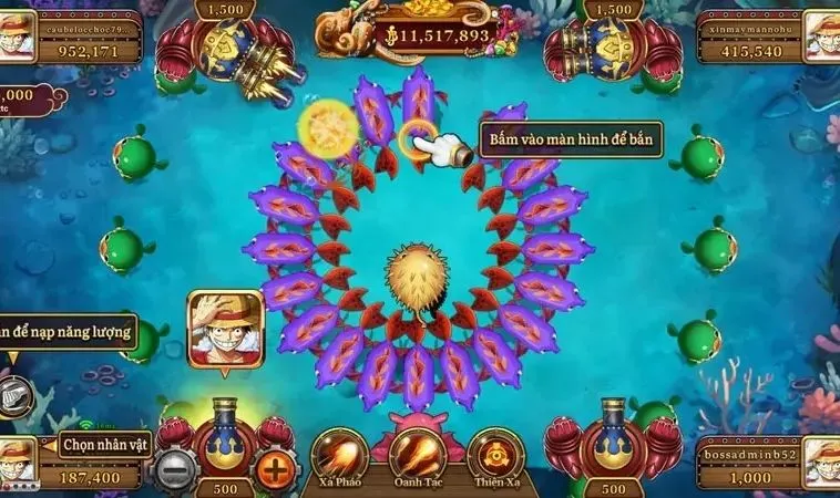 Giao diện chơi game Bắn Cá Đại Hải Trình tại EE88
