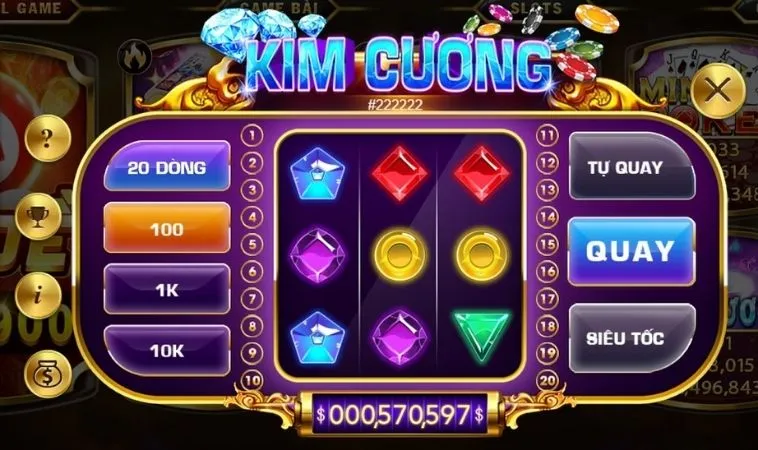 Giao diện chơi Nổ Hũ Kim Cương tại EE88