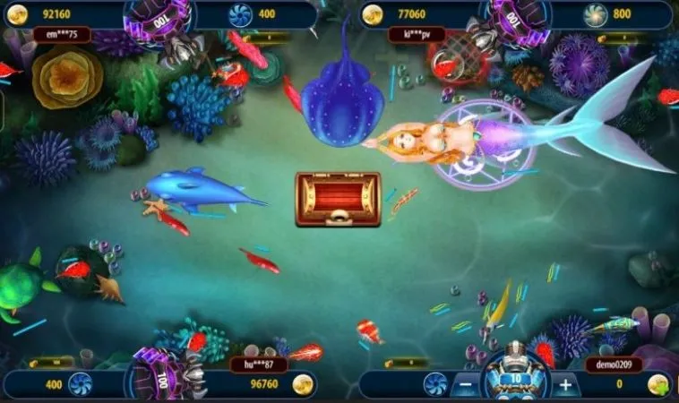 Giao diện chơi game Thợ Săn Cá tại EE88